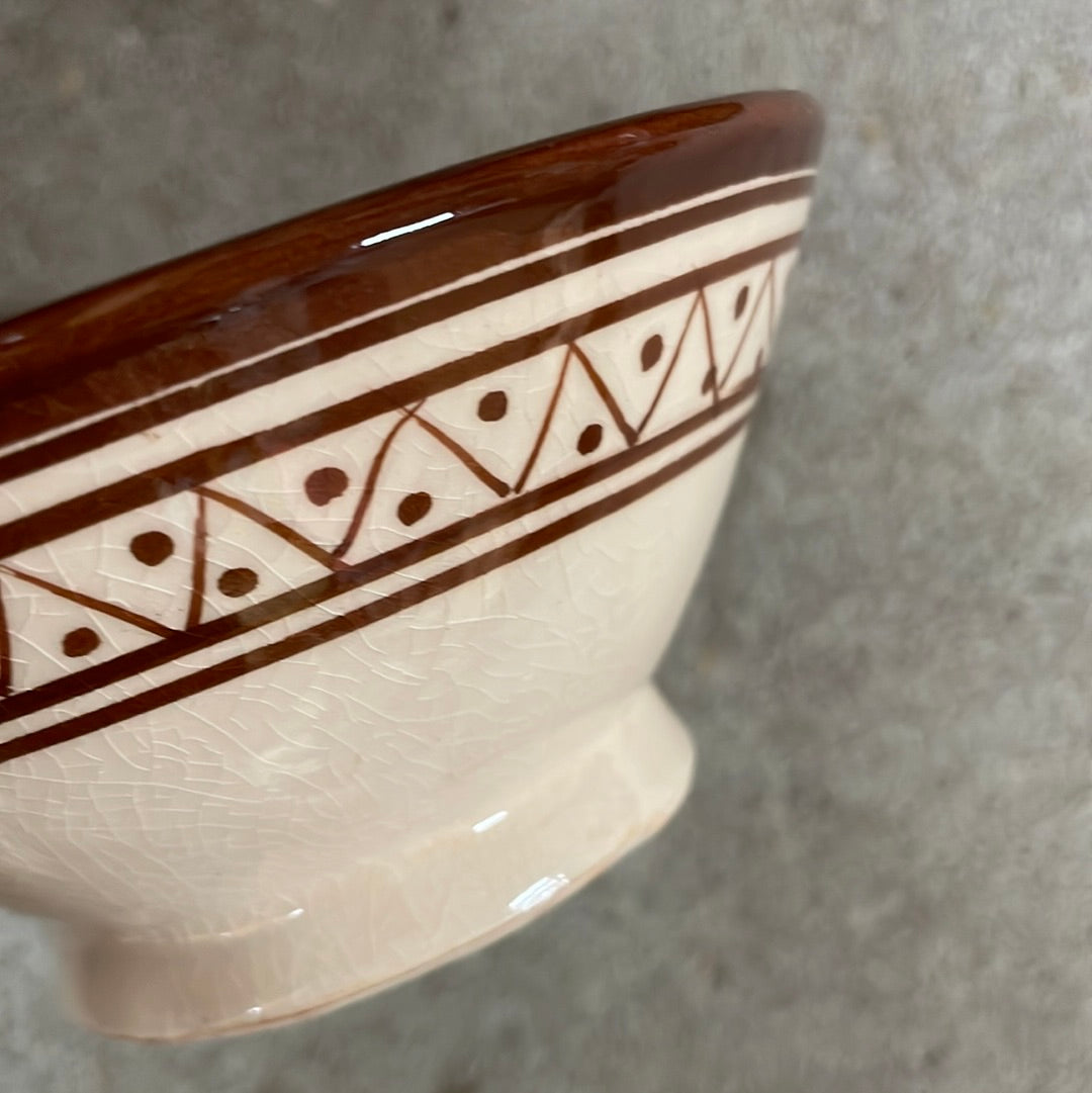Marokkansk keramikskål - Dia 12 Cm - Mønstret
