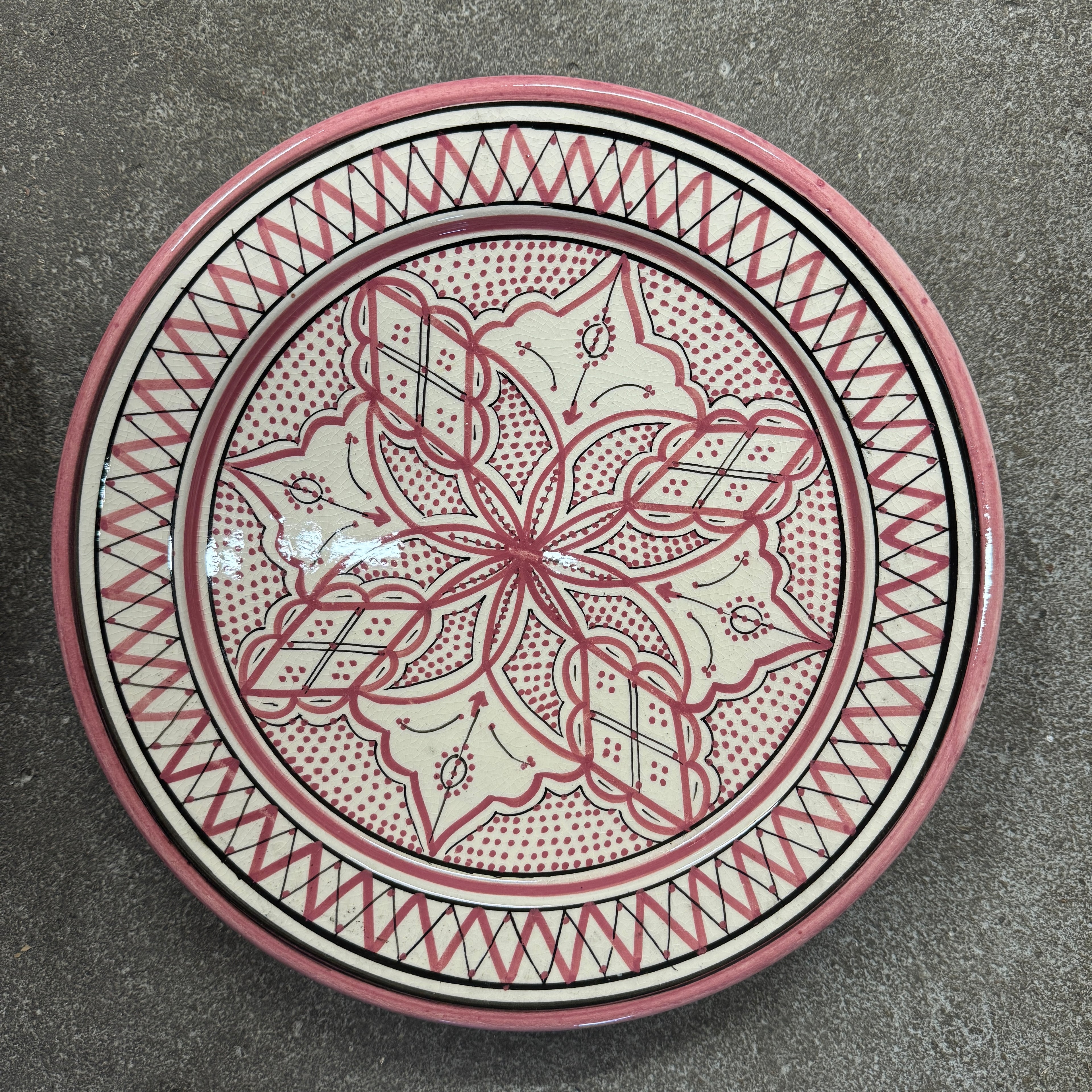 Marokkansk Fad - Dia 30 Cm