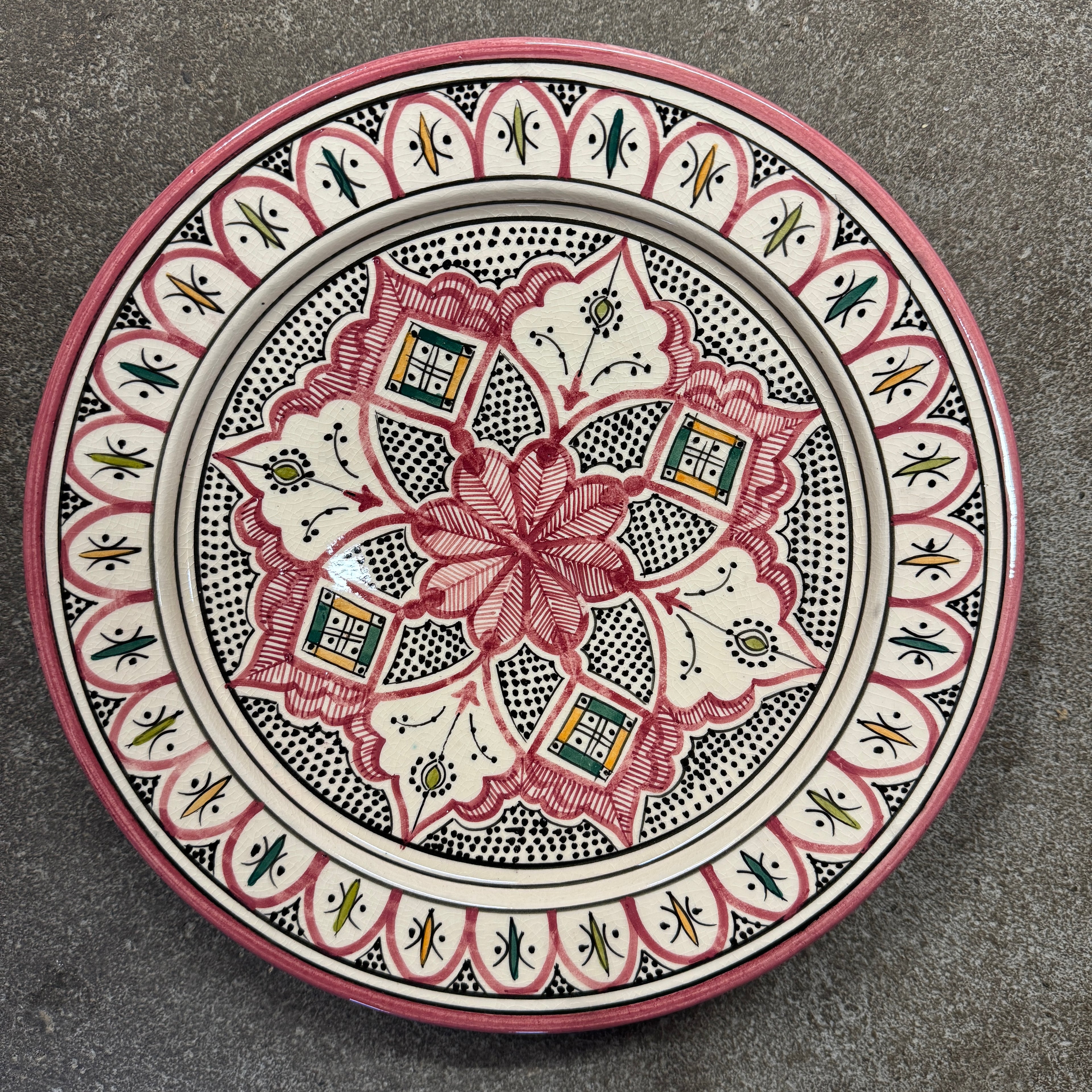 Marokkansk Fad - Dia 30 Cm