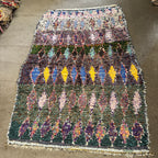 Marokkansk Boucherouite Tæppe (126 x 195 cm)