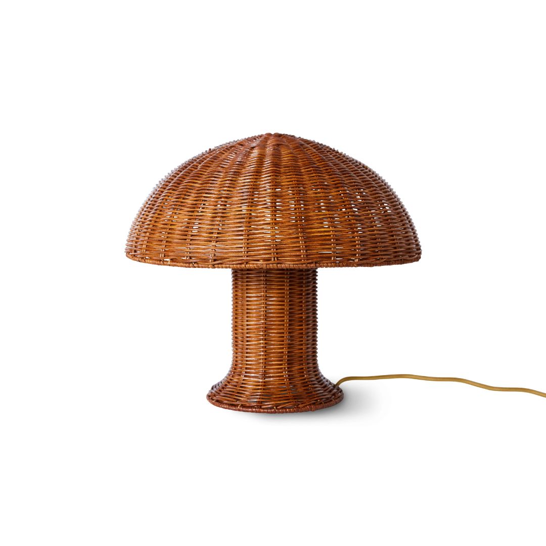 Hk Living - Bordlampe - Rattan