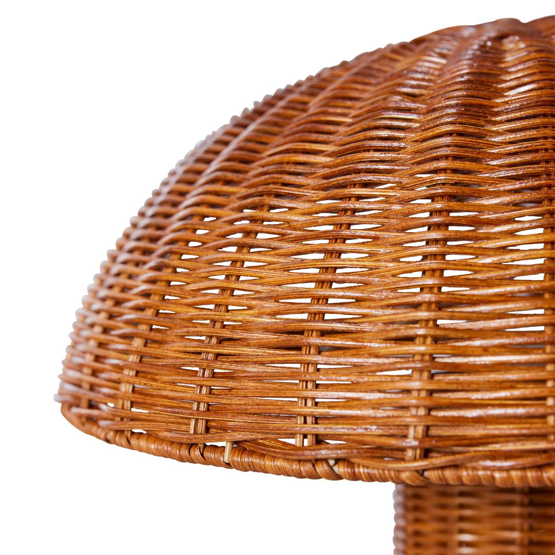 Hk Living - Bordlampe - Rattan