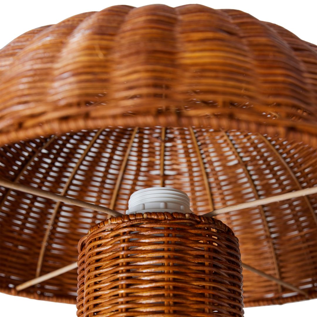 Hk Living - Bordlampe - Rattan