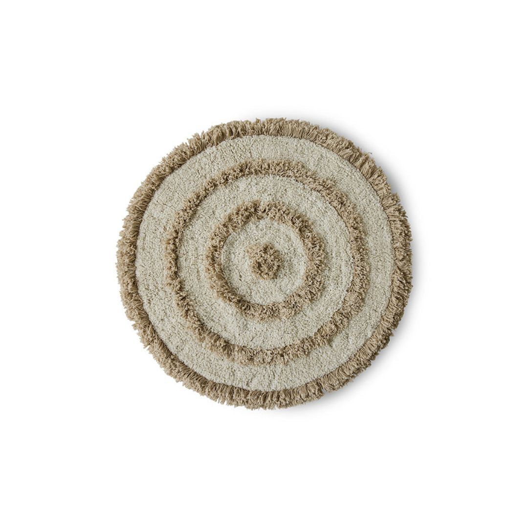 Hk Living Bademåtte - Rund - Dia 80 Cm
