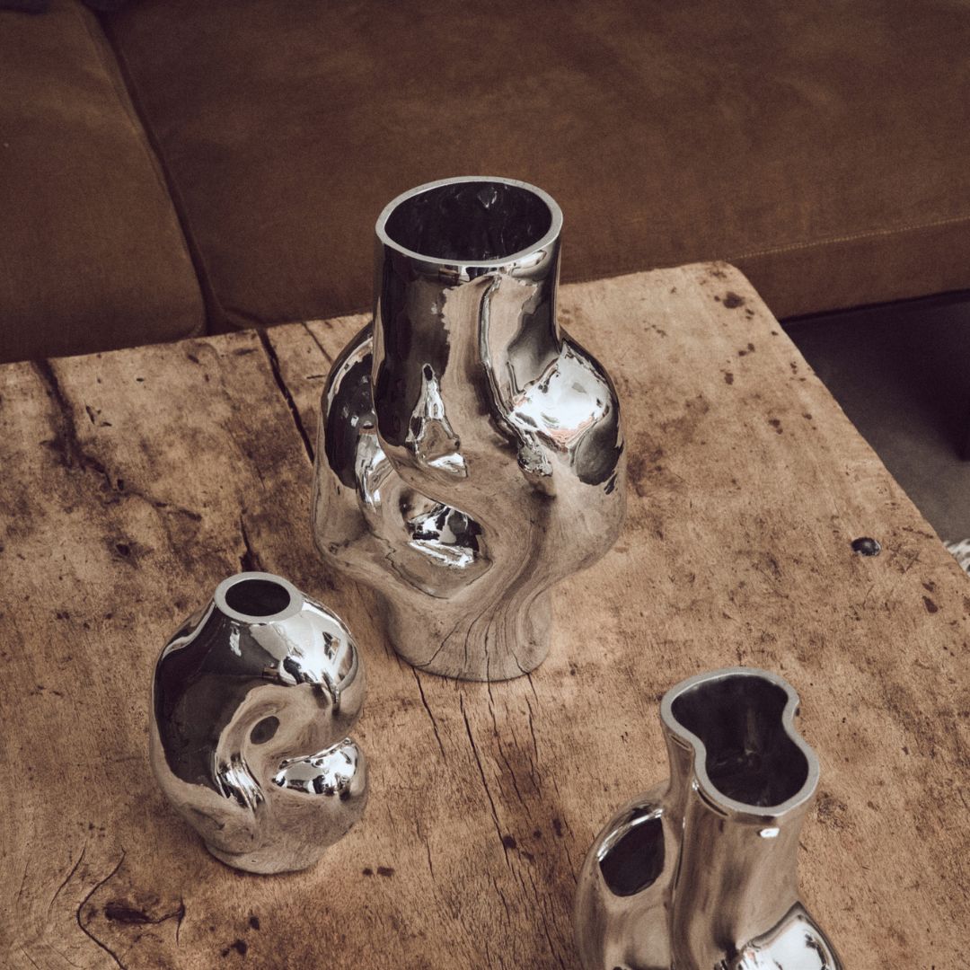 HK Living - Chrome Vase