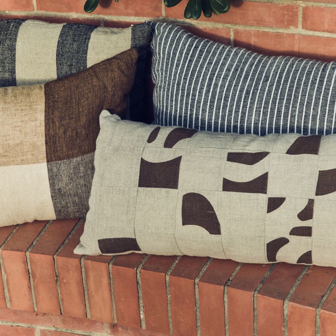 HK Living - Pude - Natural Patched