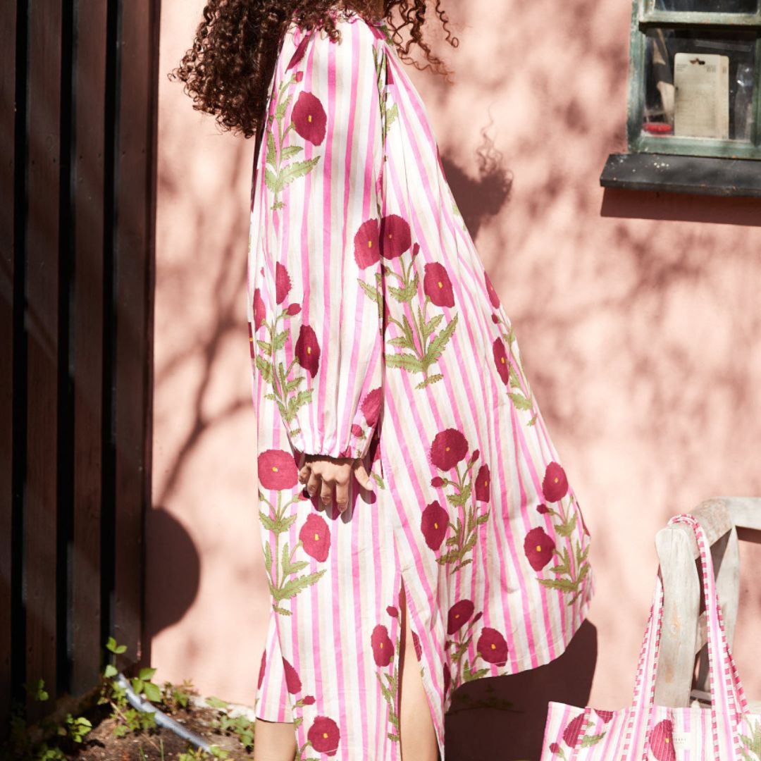 Sissel Edelbo - Lara Organic Cotton Dress - Poppy Rose
