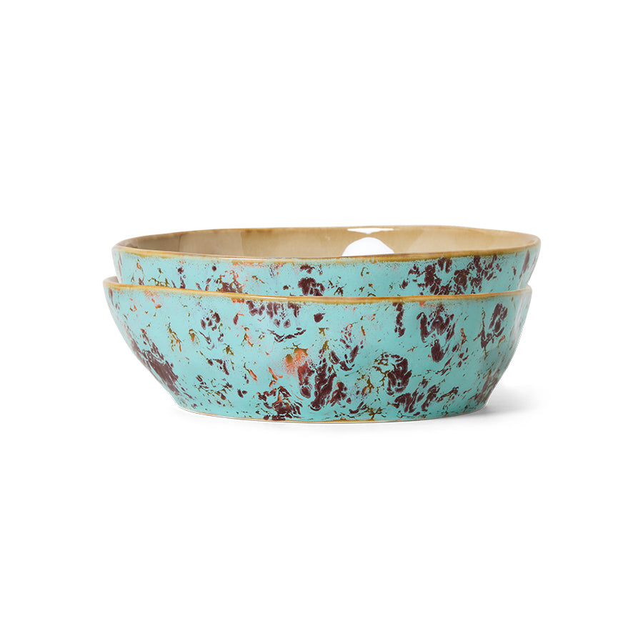 HK Living - Pastatallerkener 2-Pak  - Patina