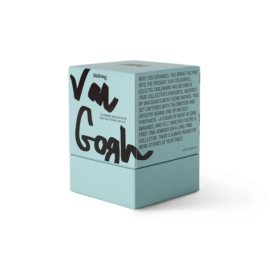 HK Living - Kaffe Kopper - Van Gogh - 2-Pak