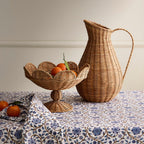 Rattan Skål På Fod