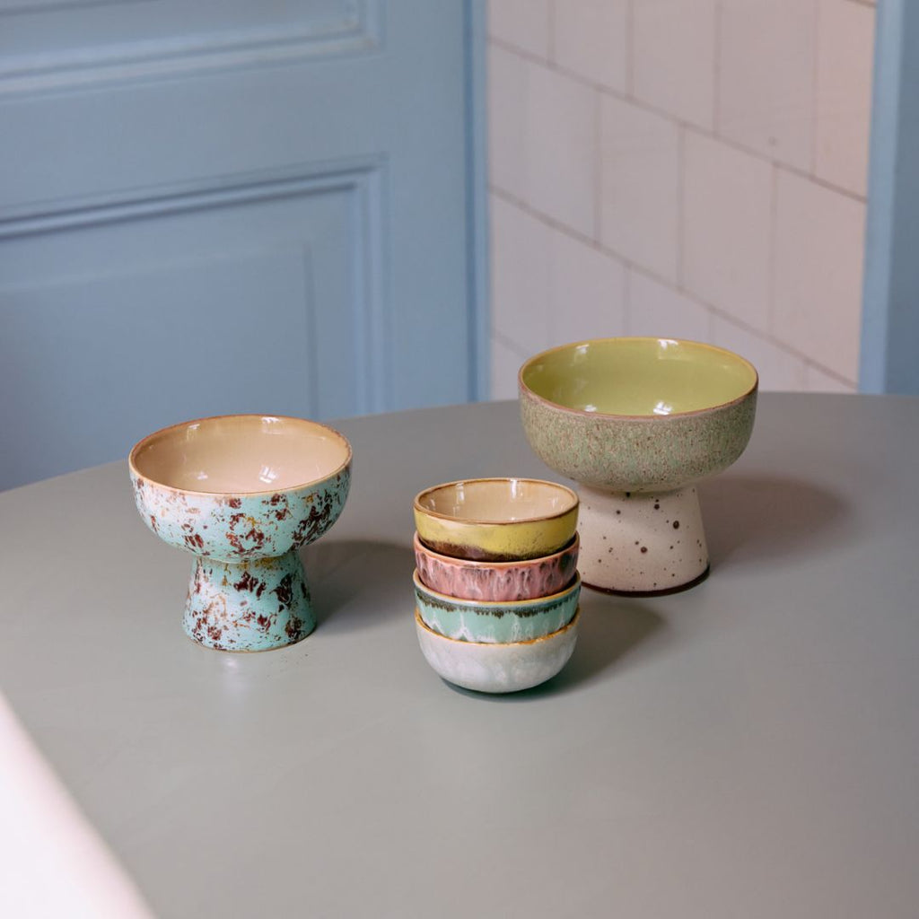 HK Living - 70'er  Skåle - (mini) - 4 styk