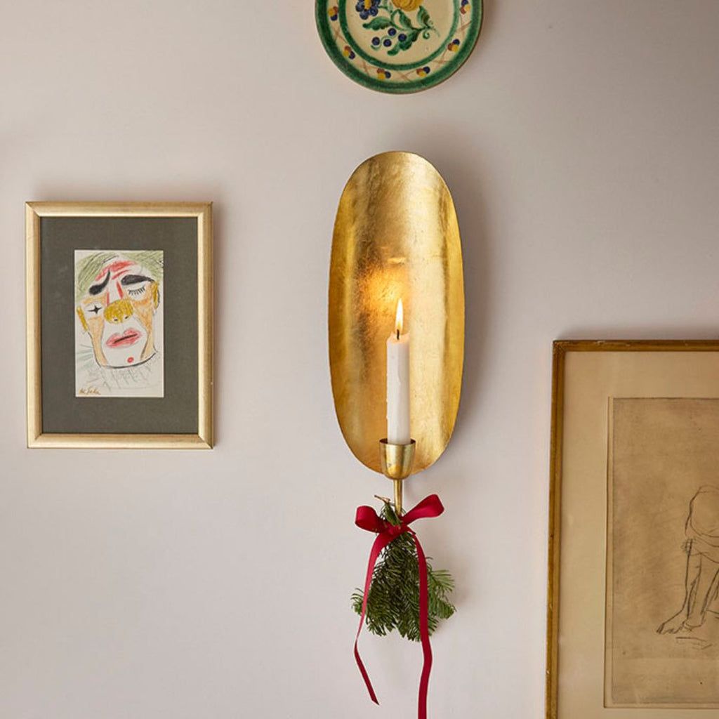 Wall Light Oval - Guld