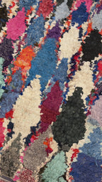 Marokkansk Boucherouite Tæppe (130 x 220 cm)