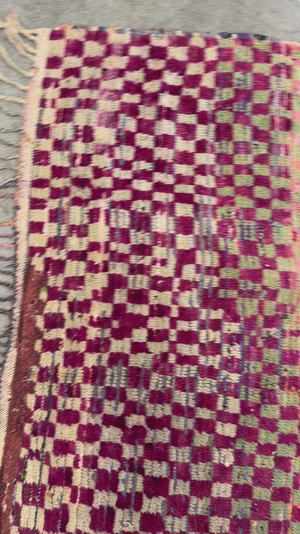 Marokkansk Boujaad Tæppe (120 x 245 cm)
