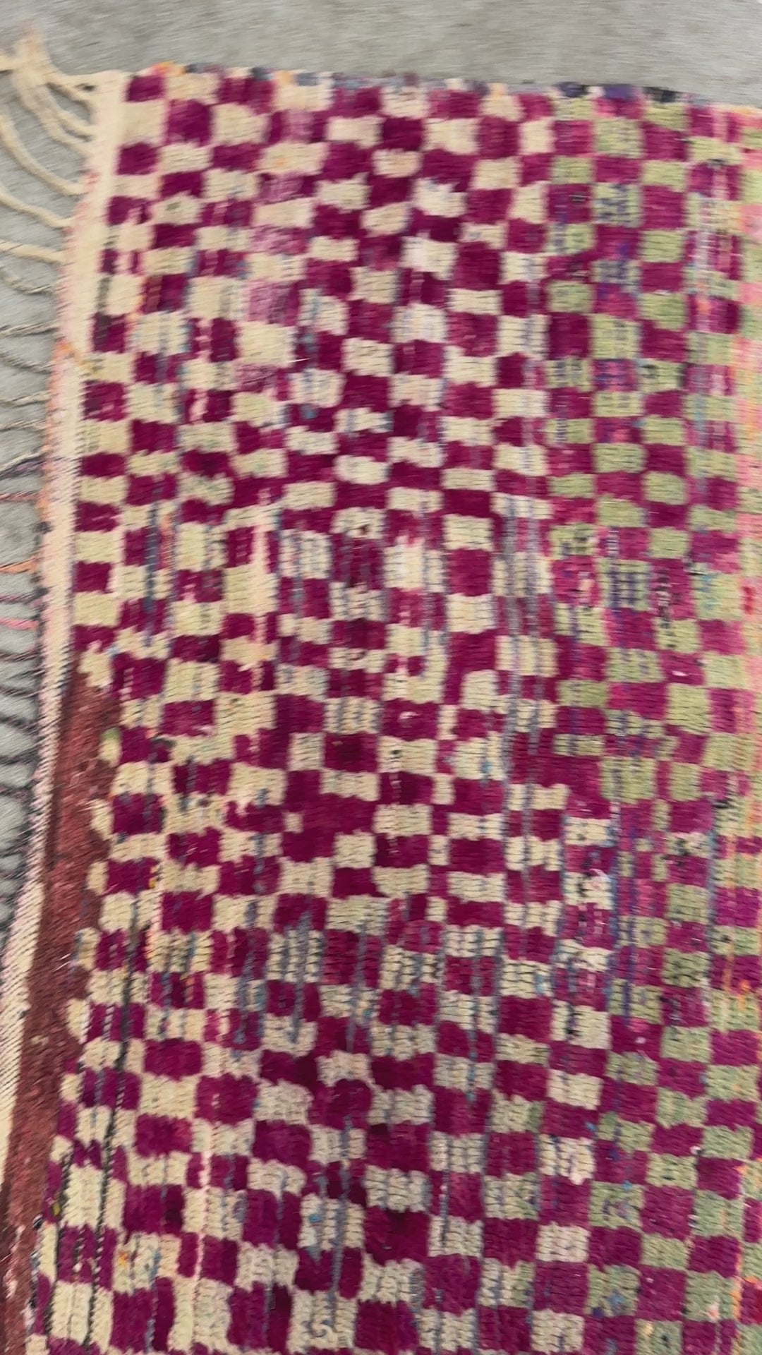 Marokkansk Boujaad Tæppe (120 x 245 cm)