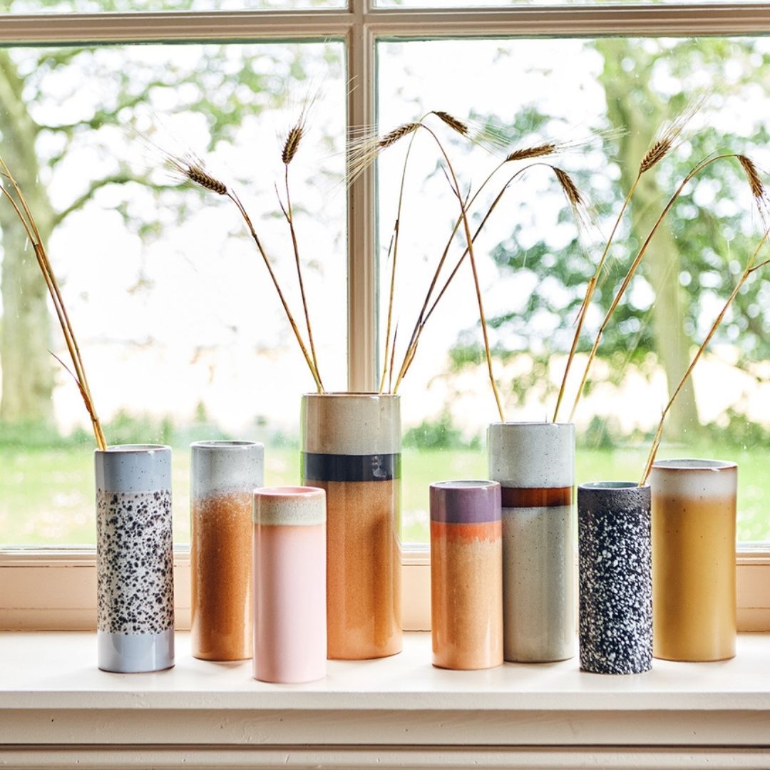 HK Living - Cylinder Vase - Jupiter - Str. Small