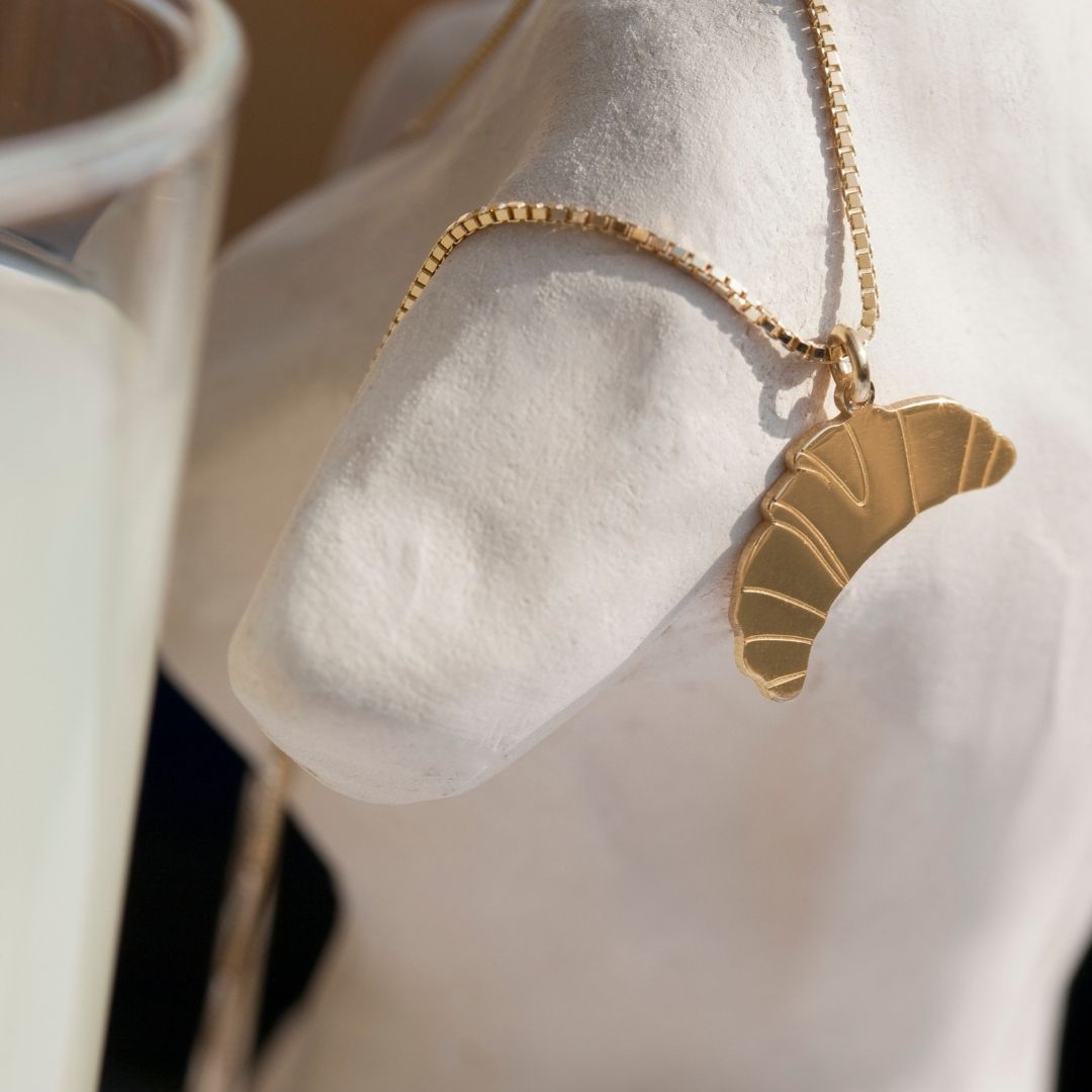 Jukserei - Croissant Halskæde - Guld