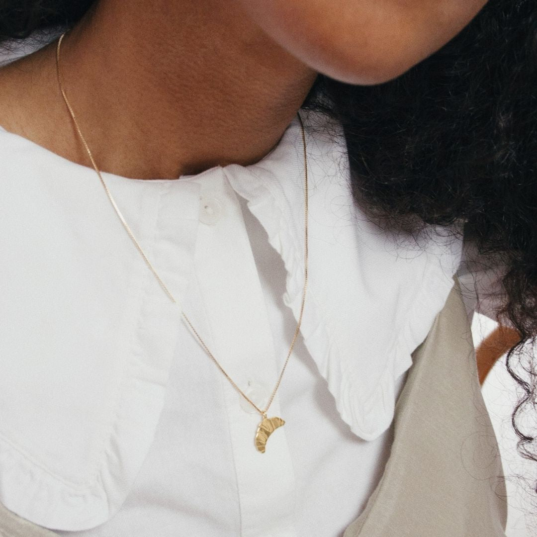 Jukserei - Croissant Halskæde - Guld