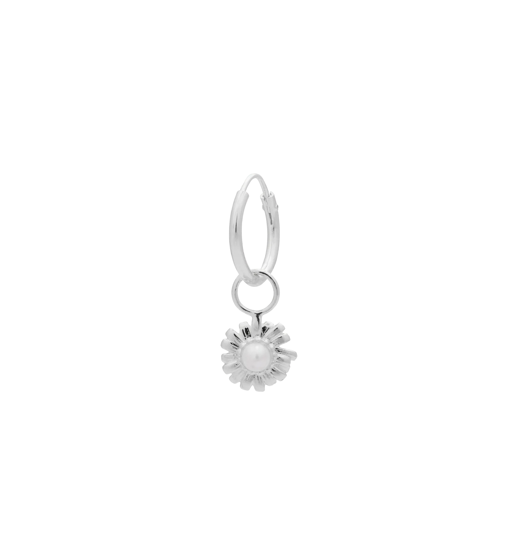 Anna+Nina Smykker - Sølv - Single Flower Of Love Earring