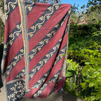 Indisk Sari Plaid - Hjertemønster