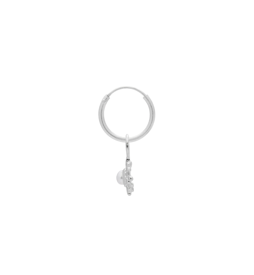 Anna+Nina Smykker - Sølv - Single Flower Of Love Earring