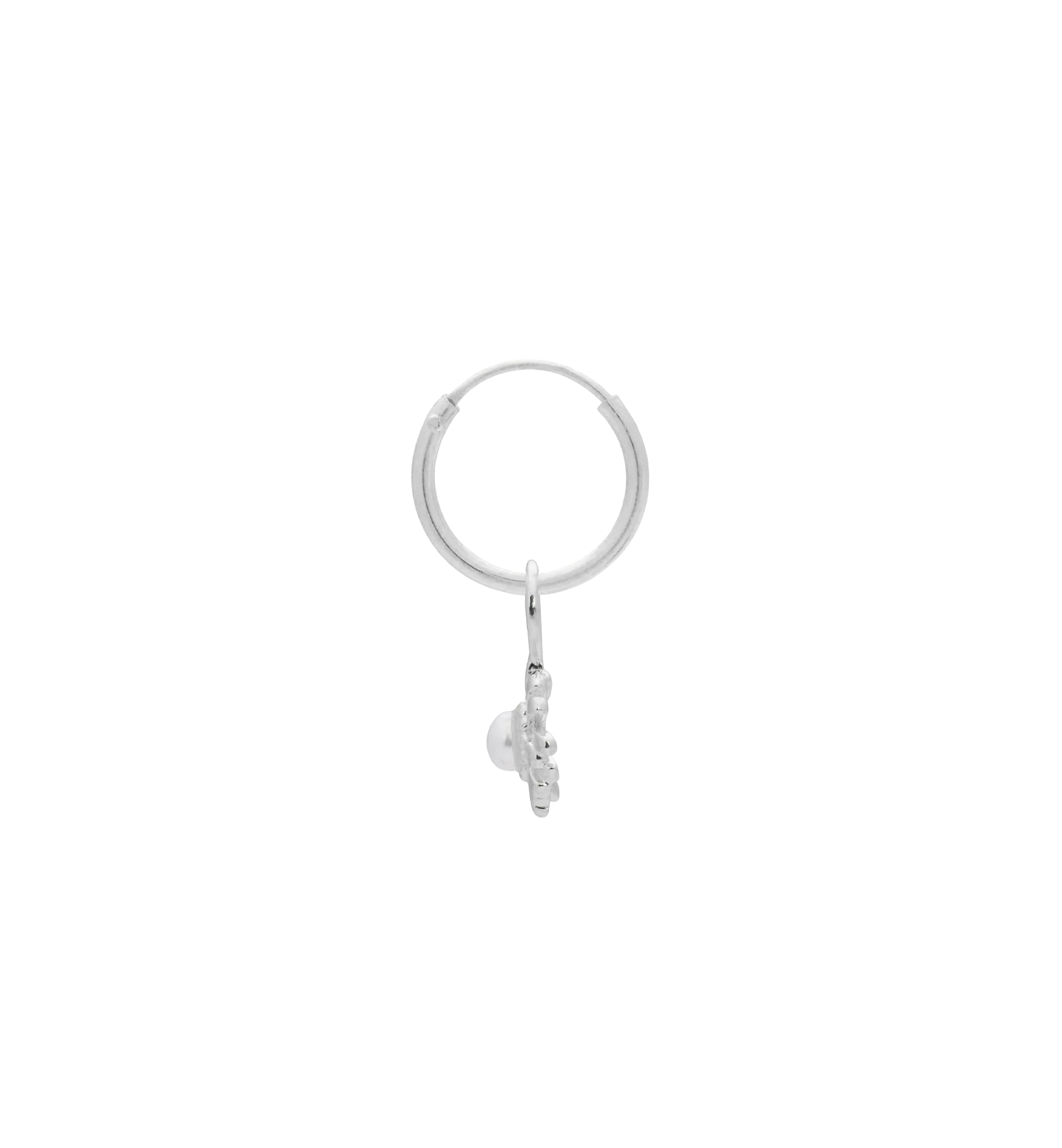 Anna+Nina Smykker - Sølv - Single Flower Of Love Earring
