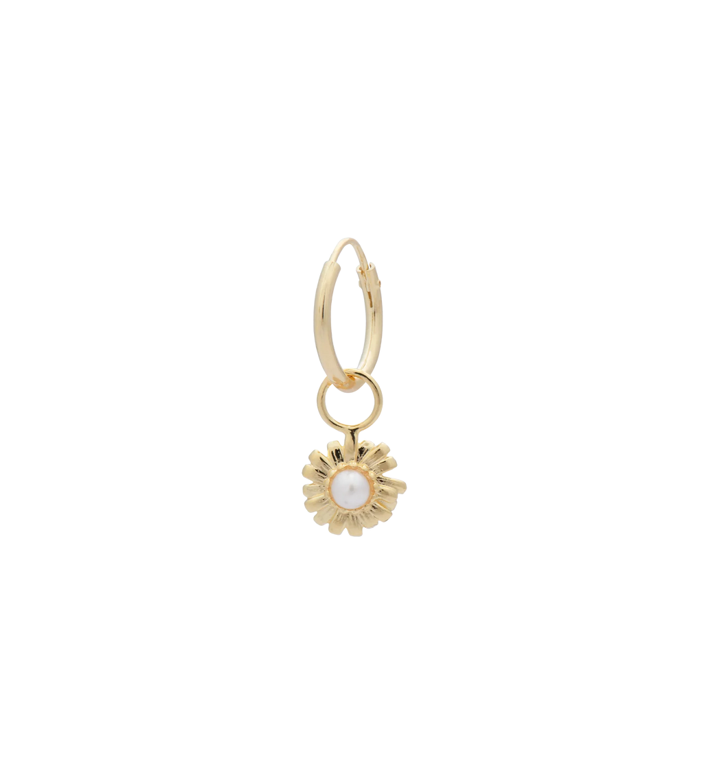 Anna+Nina Smykker - Guld - Single Flower Of Love Earring