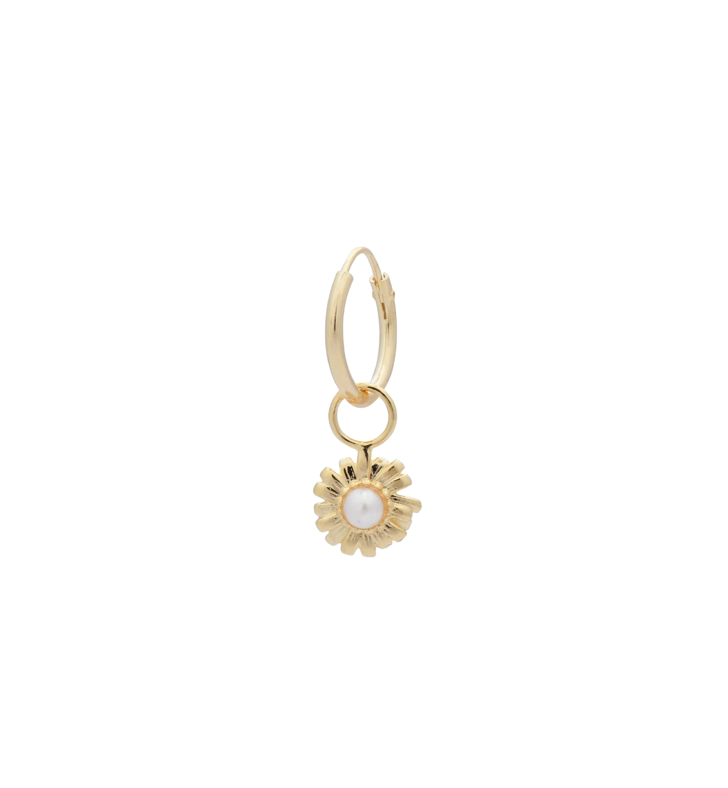 Anna+Nina Smykker - Guld - Single Flower Of Love Earring