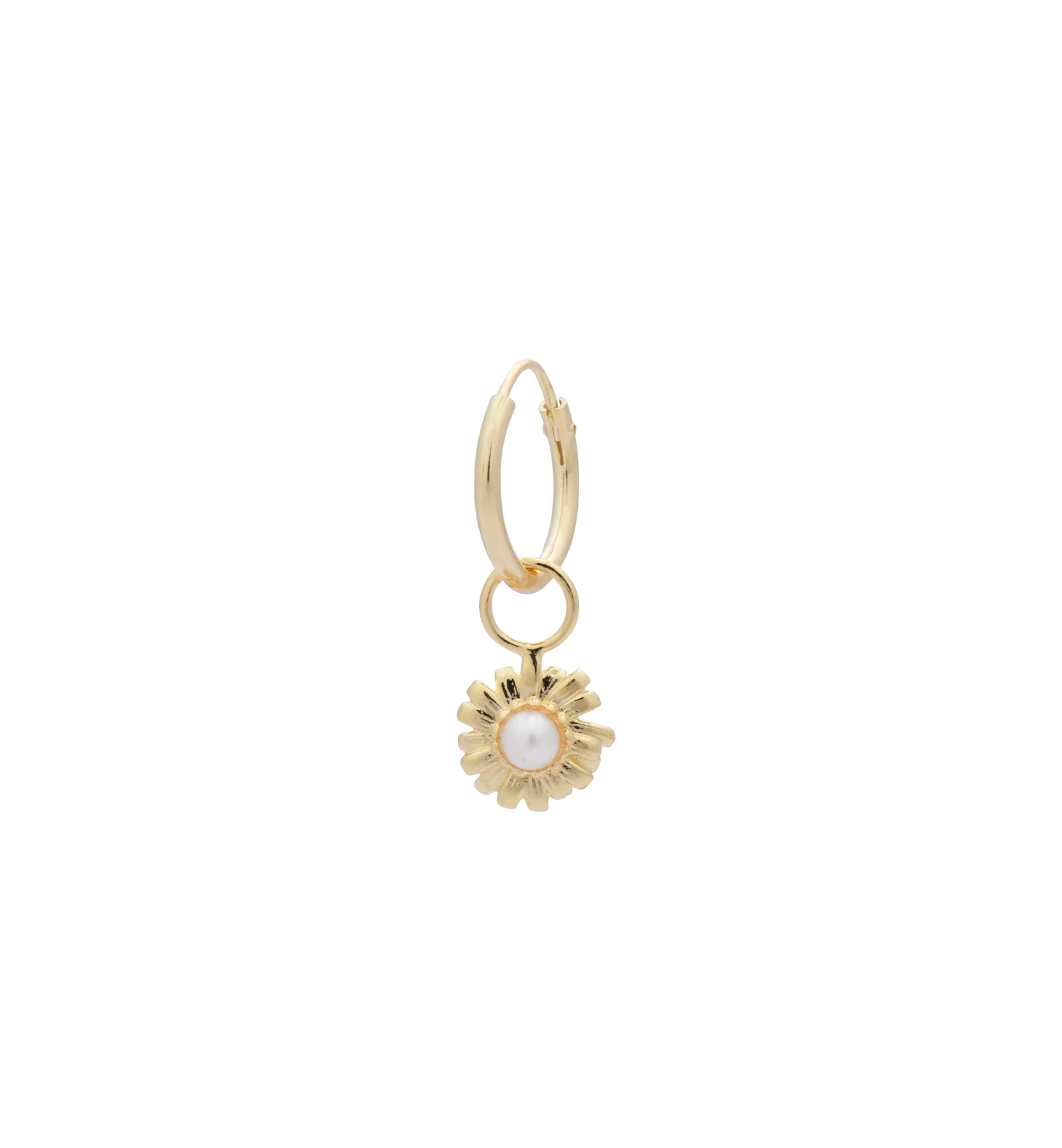 Anna+Nina Smykker - Guld - Single Flower Of Love Earring