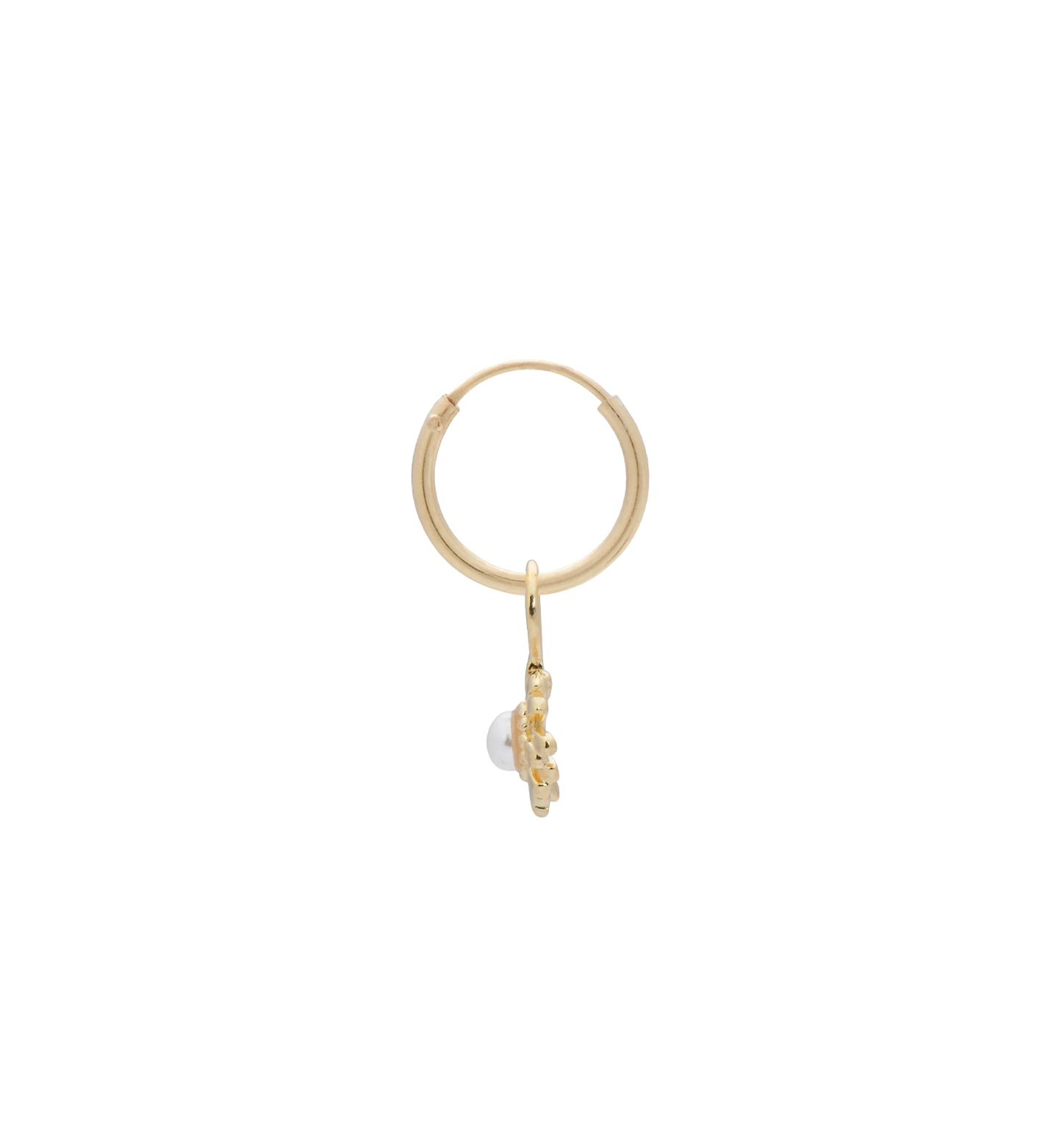 Anna+Nina Smykker - Guld - Single Flower Of Love Earring