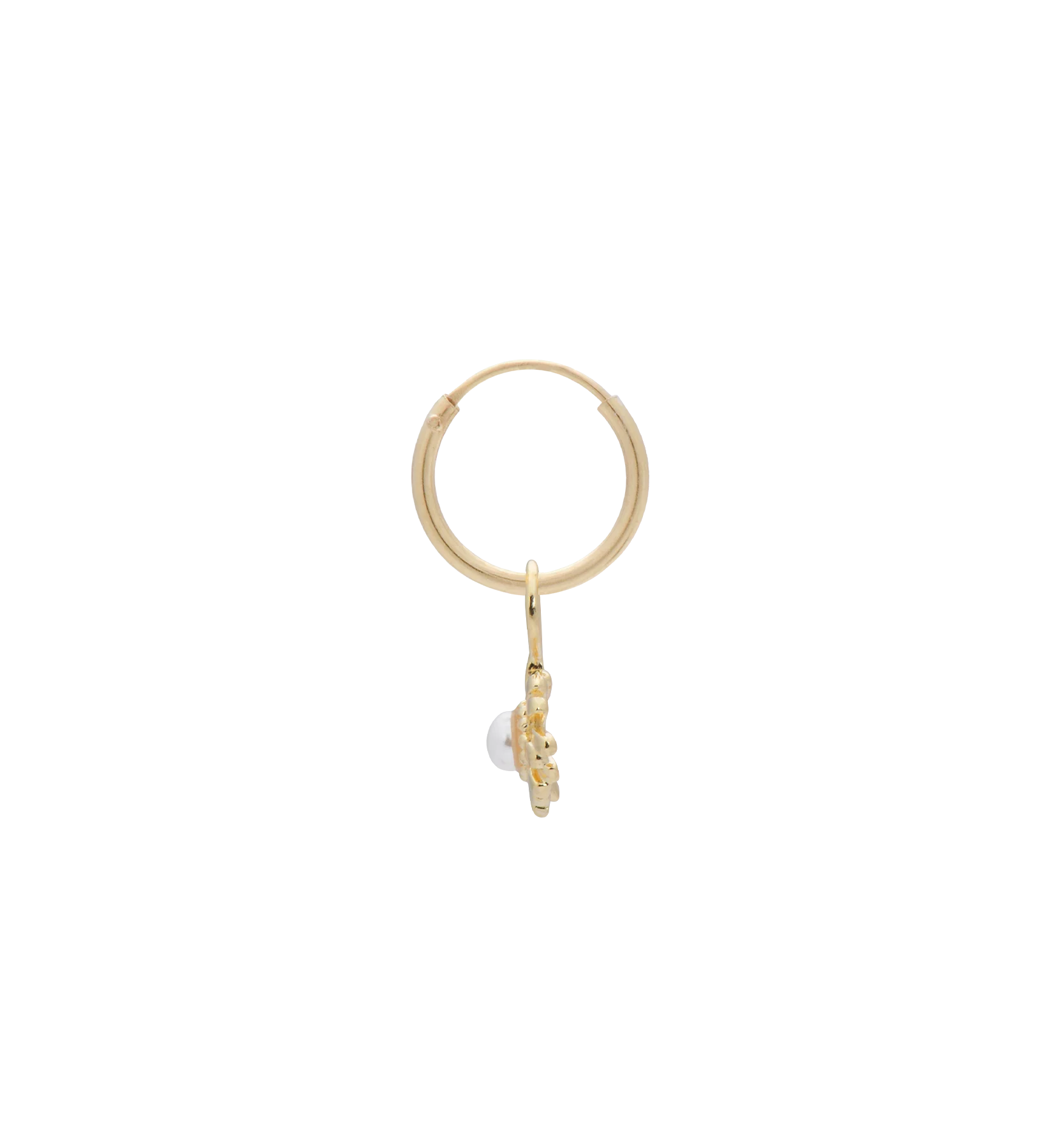 Anna+Nina Smykker - Guld - Single Flower Of Love Earring