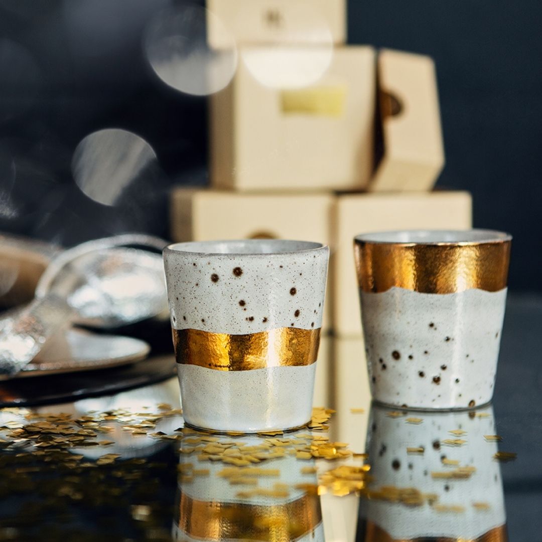 HK Living - Kaffekop uden hank - Christmas Edition