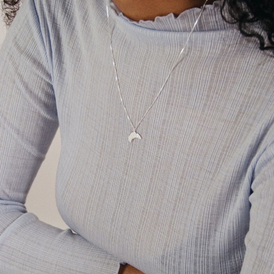 Jukserei - Croissant Halskæde - Sølv